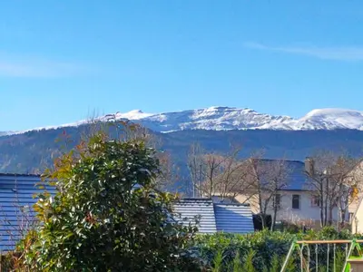 Vue générale sur la montagne ou vue sur la montagne depuis l'appartement