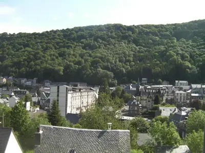 Vue générale sur la montagne ou vue sur la montagne depuis l'appartement