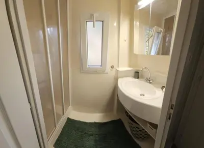 Salle de bains dans l'établissement Au chalet 29