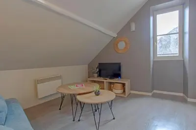 Télévision ou salle de divertissement dans l'établissement La haute république