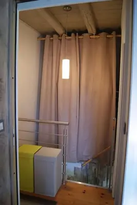 Un ou plusieurs lits dans un hébergement de l'établissement Maison Marianne et sa Piscine dans le Périgord