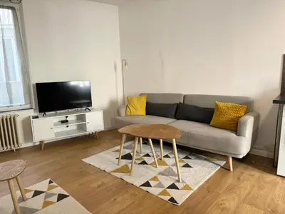 Télévision ou salle de divertissement dans l'établissement La Maisonnette de Limoges - 8 chambres