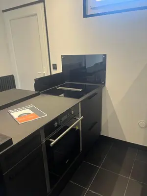 Cuisine ou kitchenette dans l'établissement Chambre 2624