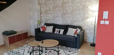 Coin salon dans l'établissement Appartement neuf dans Résidence