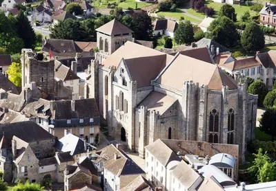 Vue générale sur Saint-Yrieix-la-Perche ou vue de la ville depuis l'appartement