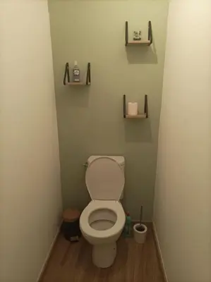 Salle de bains dans l'établissement Le nid