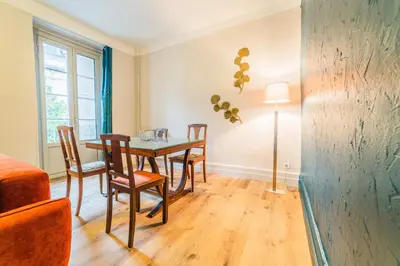 Coin salon dans l'établissement Le Secret du Périgord - 2 Chambres