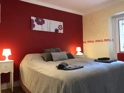Un ou plusieurs lits dans un hébergement de l'établissement Lascaux Countryside Gite sleeping 7 people - Montignac Lascaux