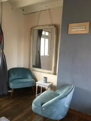 Coin salon dans l'établissement L Ancien Four à Pain