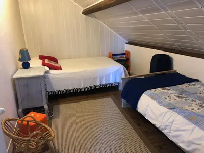 Un ou plusieurs lits dans un hébergement de l'établissement Gîte de Chavagnac