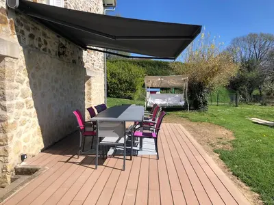 Jardin de l'établissement Gîte de Chavagnac