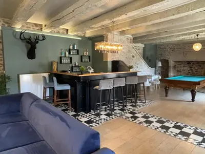Coin salon dans l'établissement Domaine des Annouillards