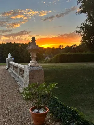 Lever ou coucher de soleil vu de le B&B/chambre d'hôtes ou à proximité