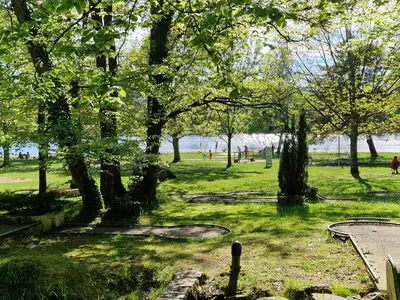 Paysage naturel près de la tente de luxe