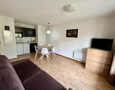 Cuisine ou kitchenette dans l'établissement Appartement