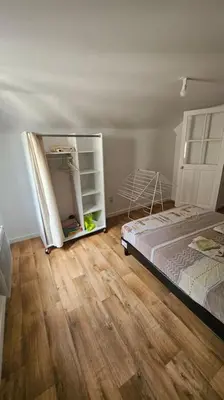Un ou plusieurs lits dans un hébergement de l'établissement appartement fontaine Saint-Martin