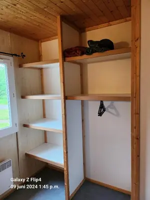 Un ou plusieurs lits superposés dans un hébergement de l'établissement Camping La Chapelle