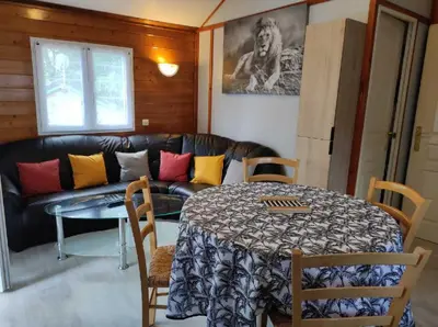 Coin salon dans l'établissement Chalet 31