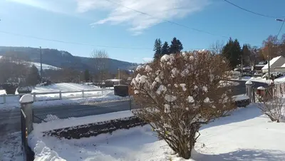 L'établissement La Petite Maison en hiver