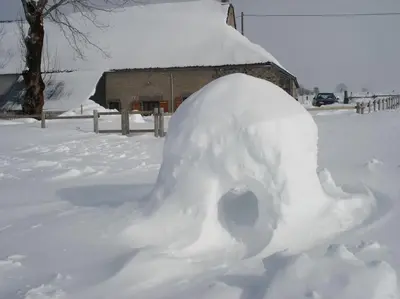 L'établissement Gite Chez Picou en hiver