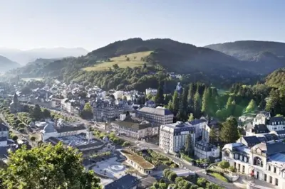 Vue générale sur la montagne ou vue sur la montagne depuis l'appartement