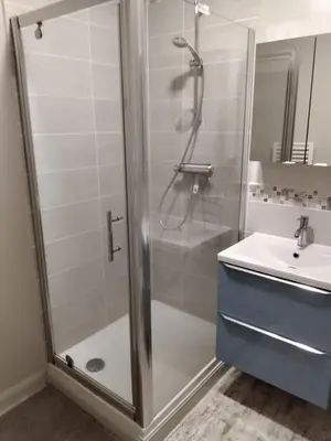 Salle de bains dans l'établissement Le thermal