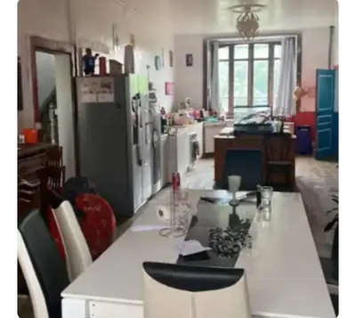 Cuisine ou kitchenette dans l'établissement Chez franck et caro