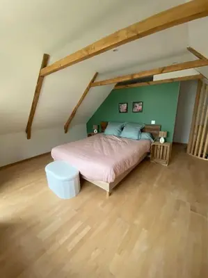 Un ou plusieurs lits dans un hébergement de l'établissement Maison