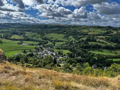Paysage naturel près de le camping