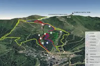 Vue générale sur la montagne ou vue sur la montagne depuis la maison de vacances