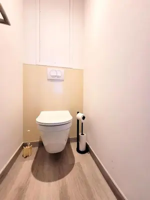 Salle de bains dans l'établissement Gîte de France Chez léon 2 épis - Gîte de France 2 personnes MAE-4661