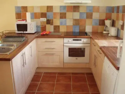 Cuisine ou kitchenette dans l'établissement Gîte de Combe Falce