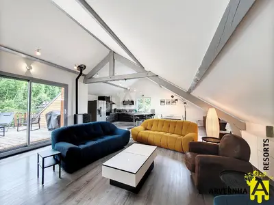 Coin salon dans l'établissement Le Tartaret