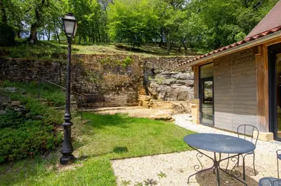 Jardin de l'établissement La grange de gaulejac