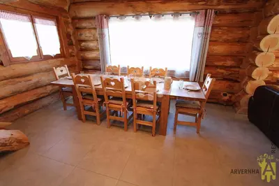 Coin salon dans l'établissement Chalet de Fougerousse
