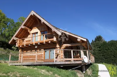 Paysage naturel près de le chalet