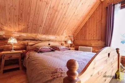 Un ou plusieurs lits dans un hébergement de l'établissement Chalet de Fougerousse