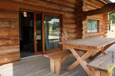 Terrasse ou espace extérieur de l'établissement Chalet de Fougerousse