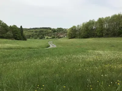 Paysage naturel près de la maison de vacances