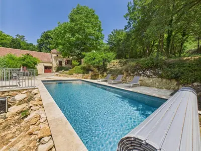 Piscine de l'établissement Salignac-Eyvigues, maison pour 7 avec piscine ou située à proximité