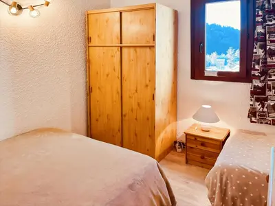 Un ou plusieurs lits dans un hébergement de l'établissement Le Haut Griou aux pieds sur les pistes, 8pers, cœur station, Le Lioran