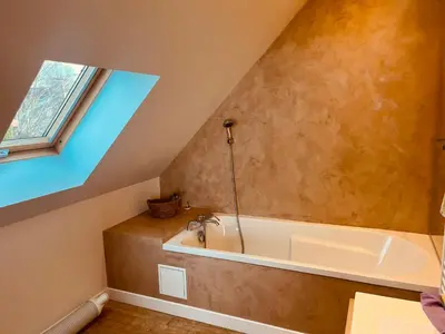 Salle de bains dans l'établissement S'évader vers l'horizon 6pers, calme, wifi