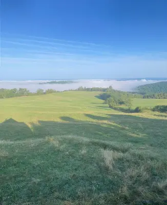 Paysage naturel près de la maison de vacances
