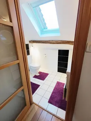 Salle de bains dans l'établissement Villas de Leypinas B&B