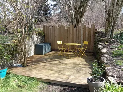 Jardin de l'établissement Gîte des coussières