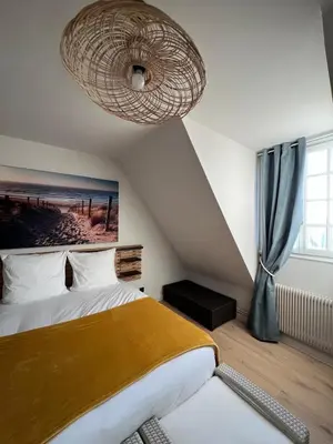 Un ou plusieurs lits dans un hébergement de l'établissement Très grande maison de caractère - 15 personnes rénovée