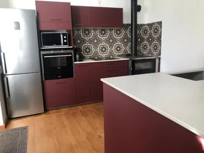 Cuisine ou kitchenette dans l'établissement Haras de la Cour Gite 10 people