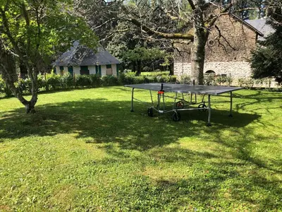 Jardin de l'établissement Haras de la Cour Gite 10 people