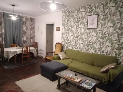 Coin salon dans l'établissement Maison de village proche du Lac de Vassivière