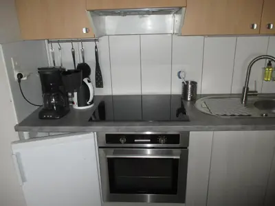 Cuisine ou kitchenette dans l'établissement Studio Cœur de station avec Balcon, Proche Pistes - FR-1-814-9